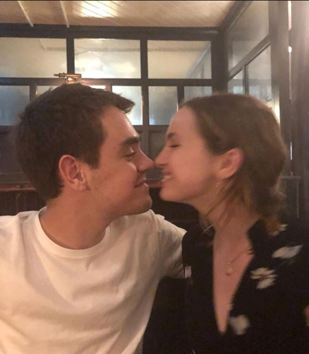 Maude Apatow and Charlie Christi travel between LA and London to be with one another.